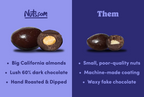 Dark Chocolate-Covered Almonds