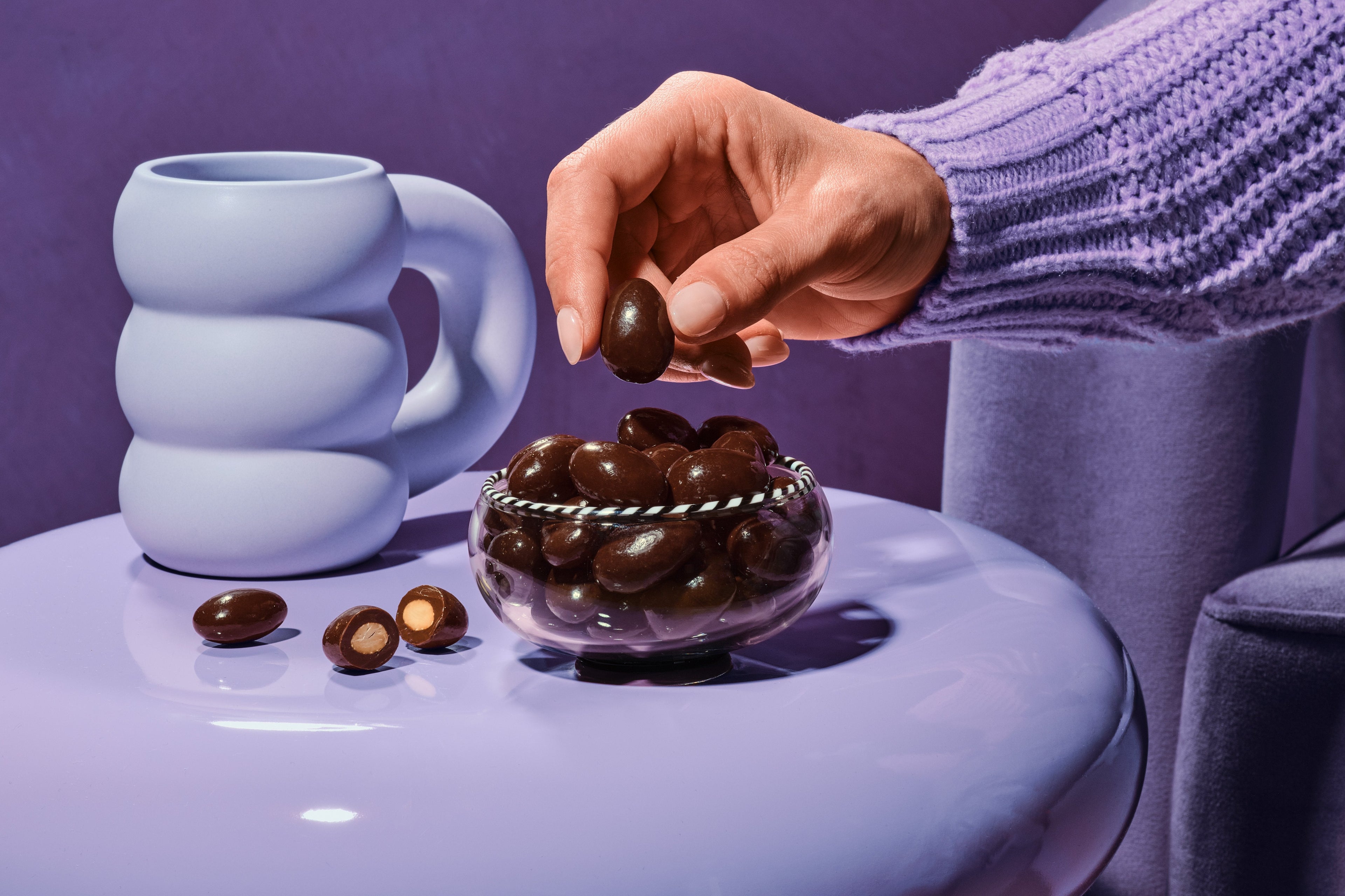 Dark Chocolate-Covered Almonds