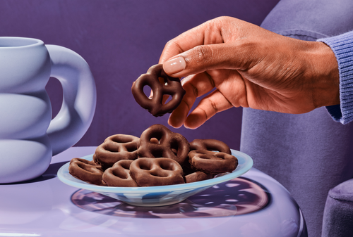 Dark Chocolate Covered Pretzels