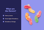 Naturally Colored Sour Tiny Gummy Worms