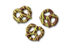 Milk Chocolatey Mini Pretzels with Pistachio Flavored Drizzle