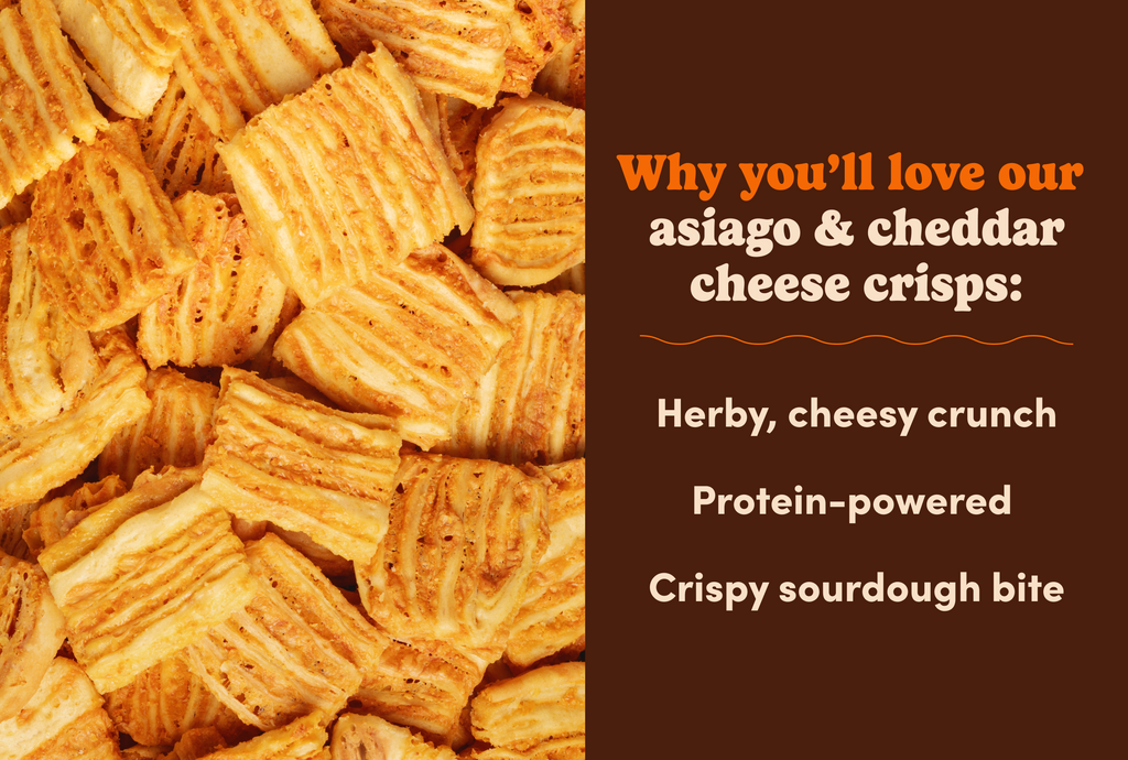 Asiago & Cheddar Cheese Crisps