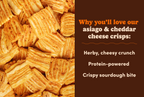 Asiago & Cheddar Cheese Crisps