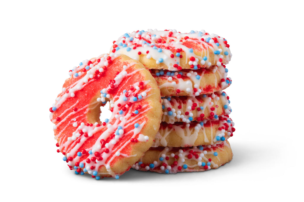 Freedom Ring Shortbread Cookies